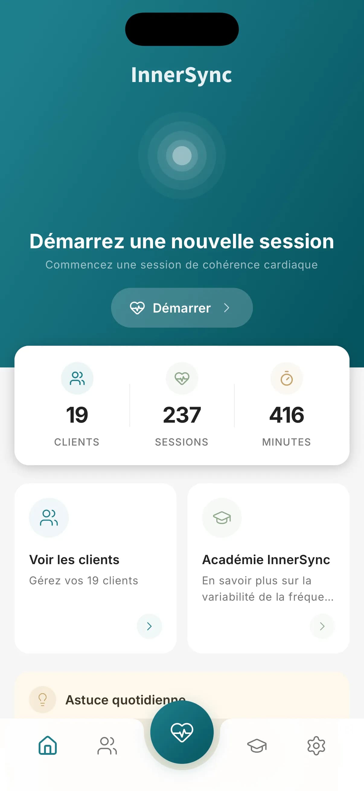 InnerSync Pro Dashboard