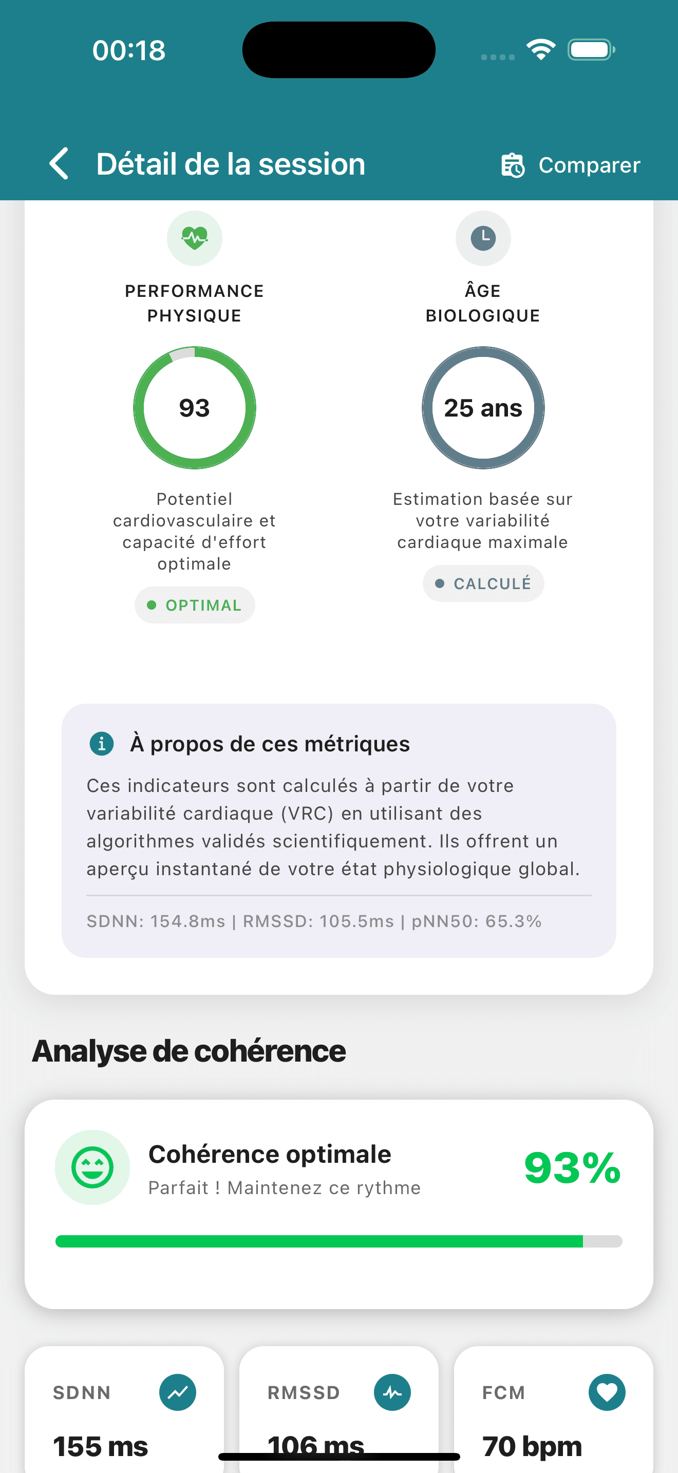 Biological age calculation